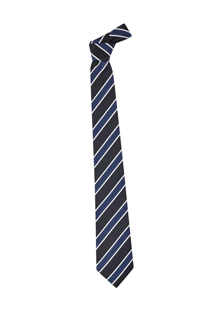 Biz Corporates Mens Wide Contrast Stripe Tie 99103 Corporate Wear Biz Corporates One Size Patriot Blue 